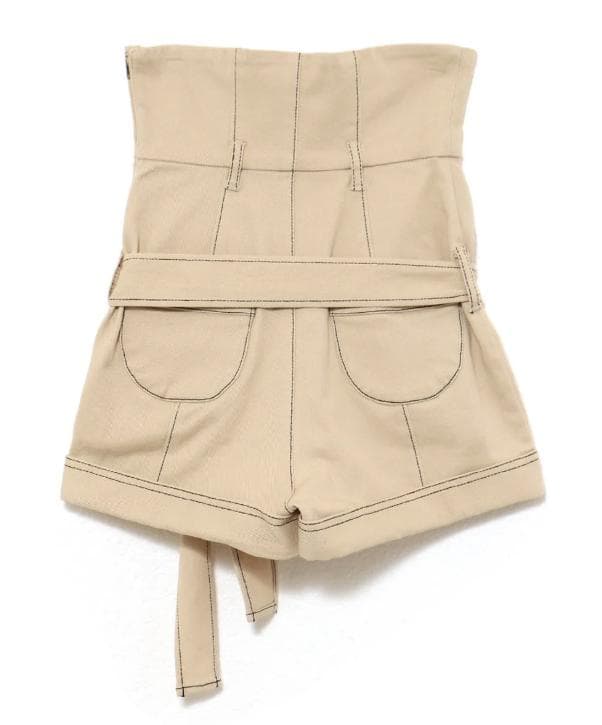 【タグ付き新品】andmary Highwaist ribbon pants M