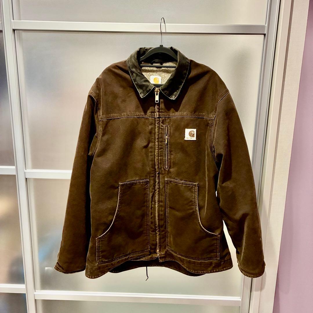 雰囲気抜群 ヴィンテージ 90S Carhartt リッジコート ブラウン XL