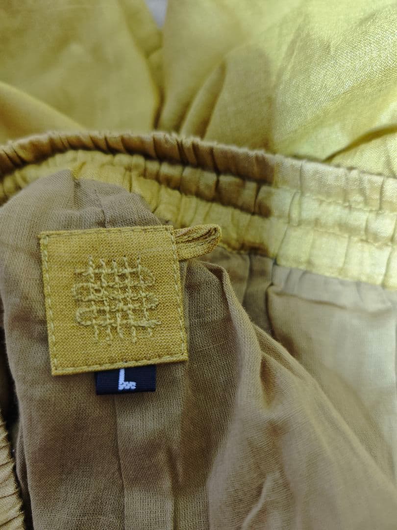 お値下げ！CALICO キャリコ 天然染マルベリシルクブーミーパンツ