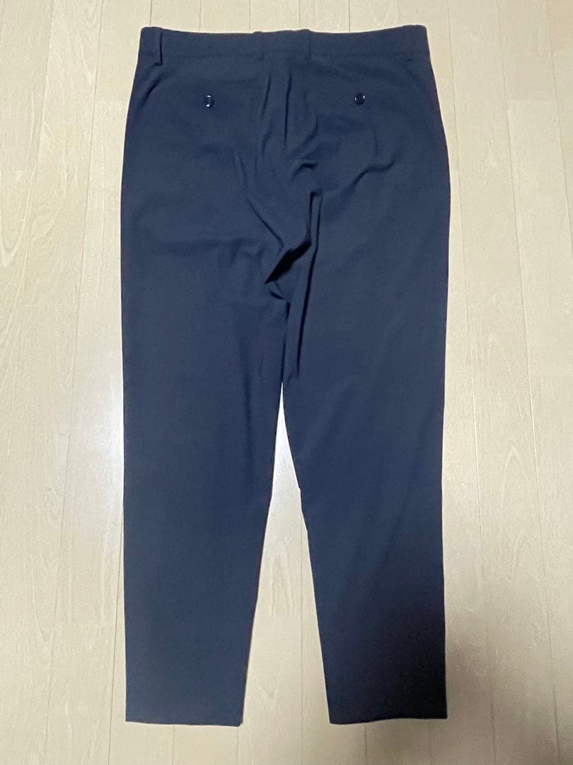 LARDINI ラルディーニ　ネイビーストレッチトラウザーズ