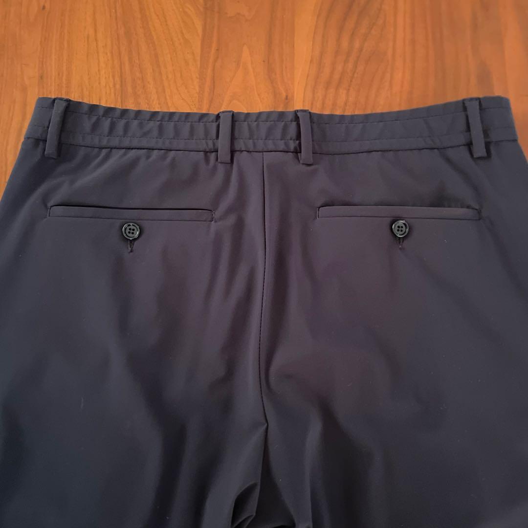 LARDINI ラルディーニ　ネイビーストレッチトラウザーズ