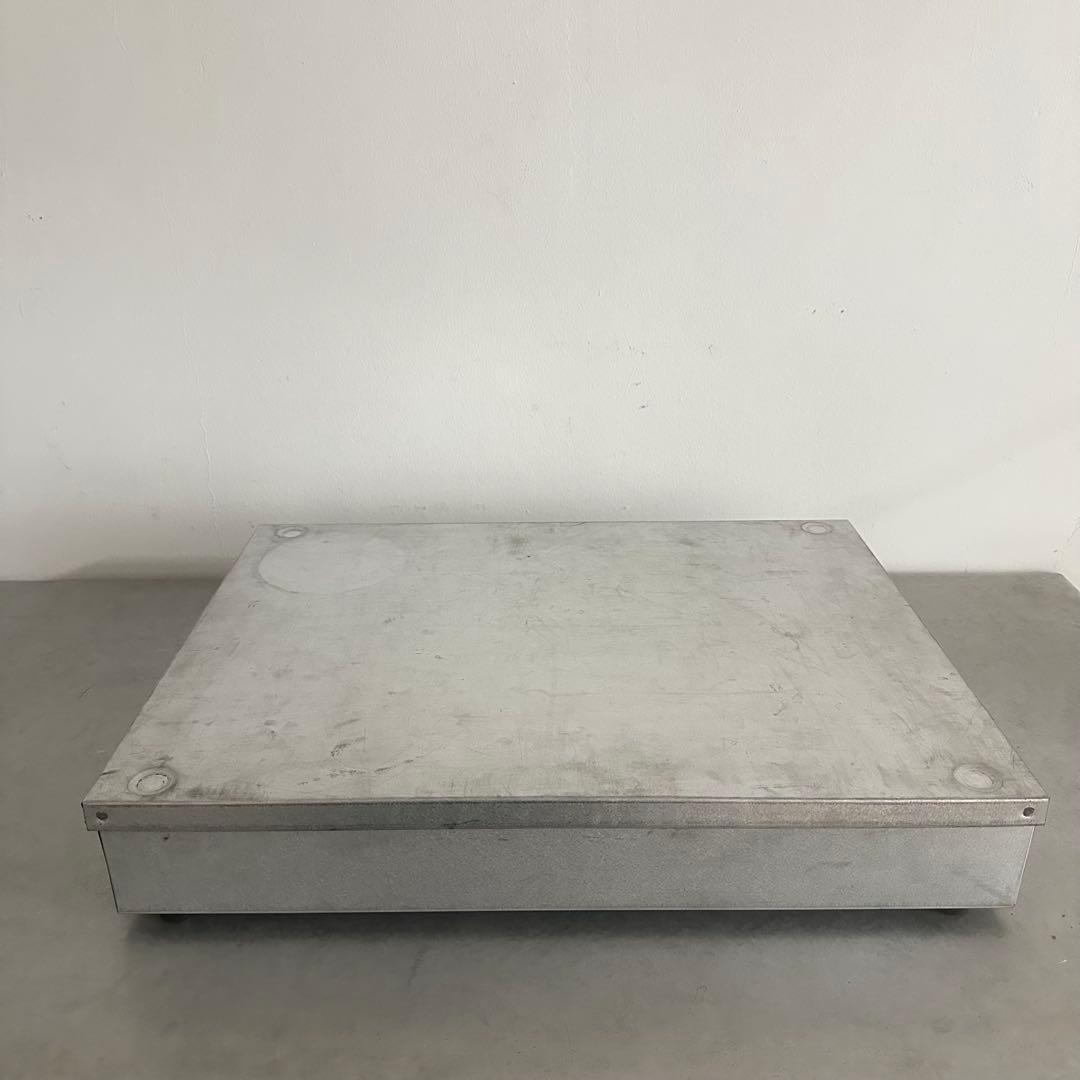 専用です/古道具/金属製の折りたたみコンテナ２個