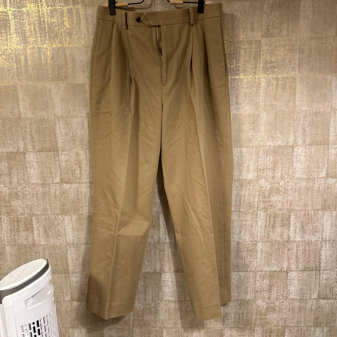 パンツ auralee WASHED HEAVY CHINO SLACKS