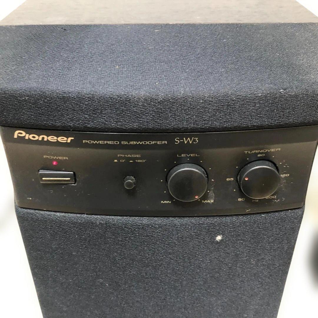 送料無料 パイオニアスピーカーセット S-W3 + S-ST01 250907