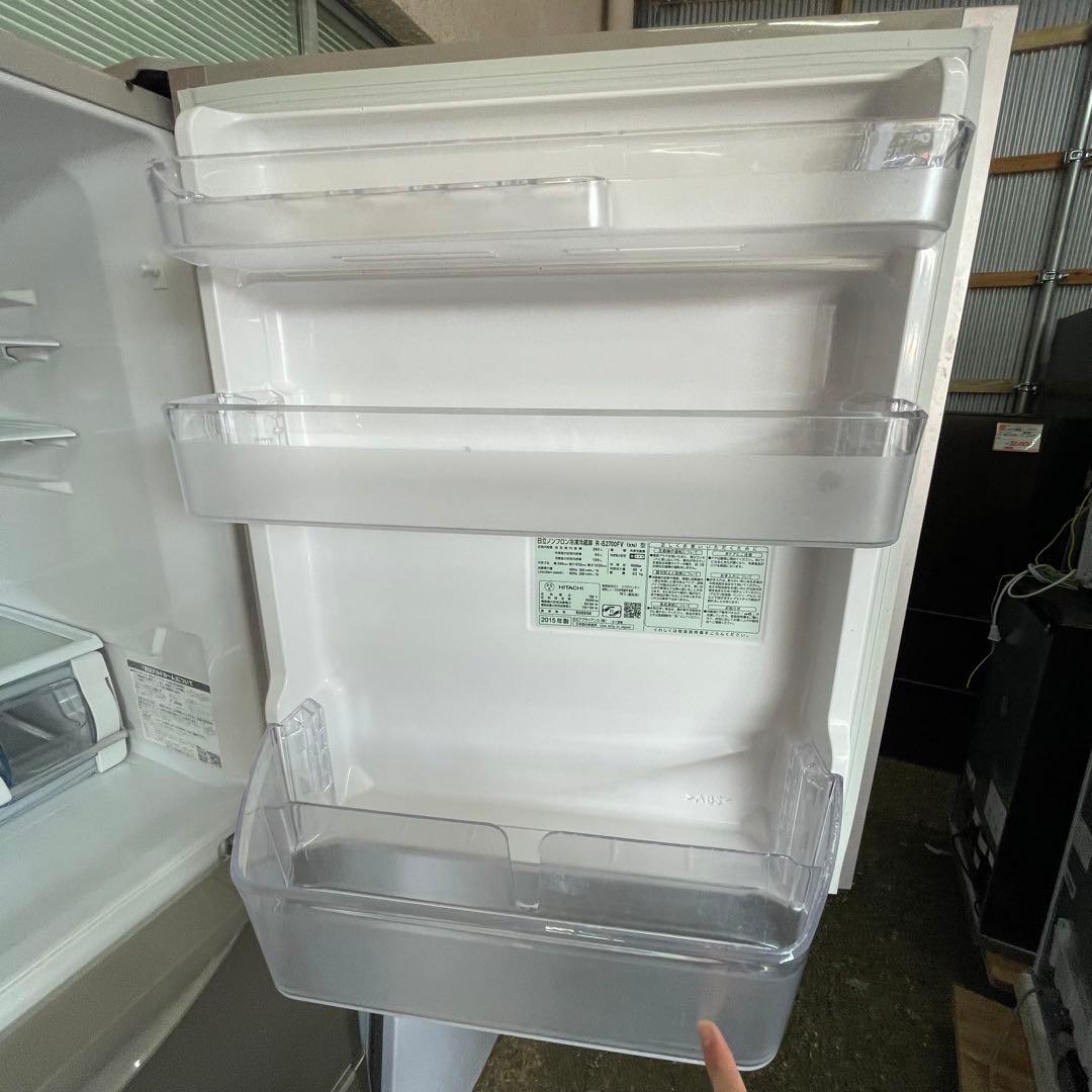 雷216 265㍑日立ノンフロン冷凍冷蔵庫 ３ドア 人気タイプ