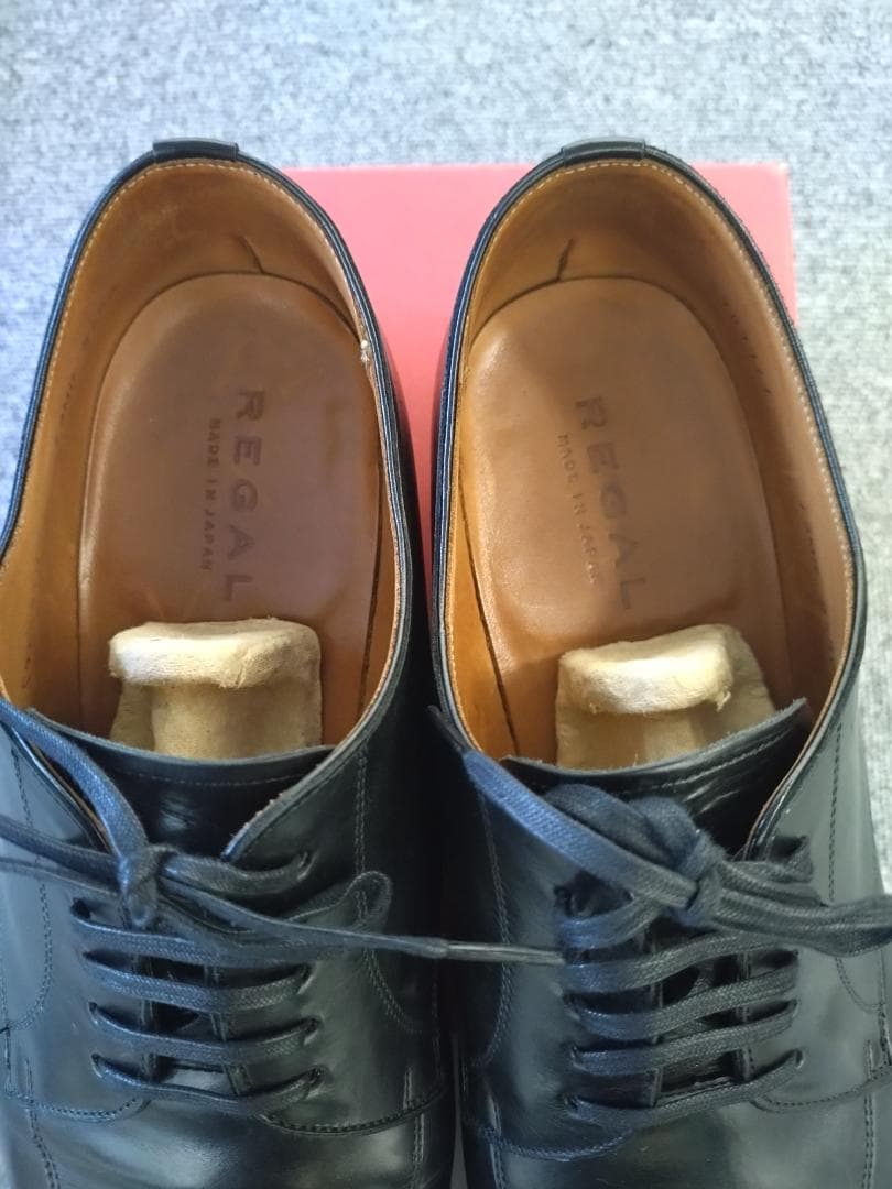 【美品】REGAL  / リーガル　メンズUチップビジネスシューズ　25.5ｃｍ