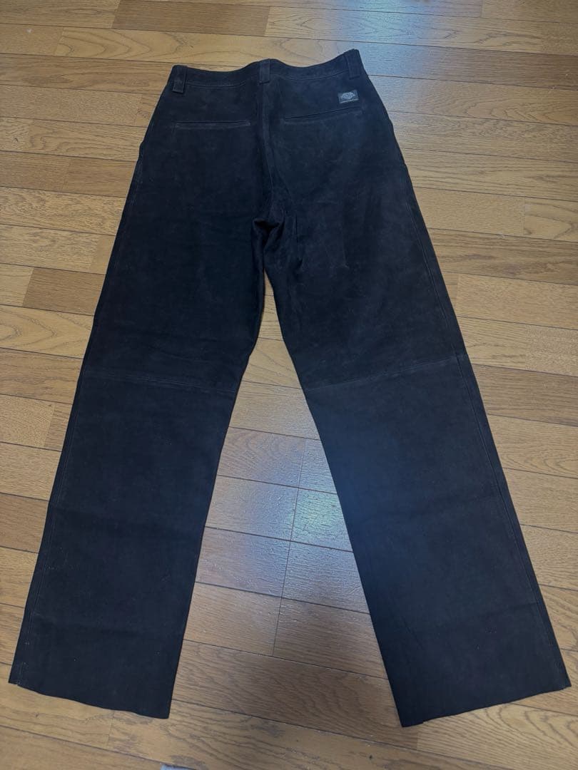 tattoo studio yamada レザーワークパンツ BLACK TAG