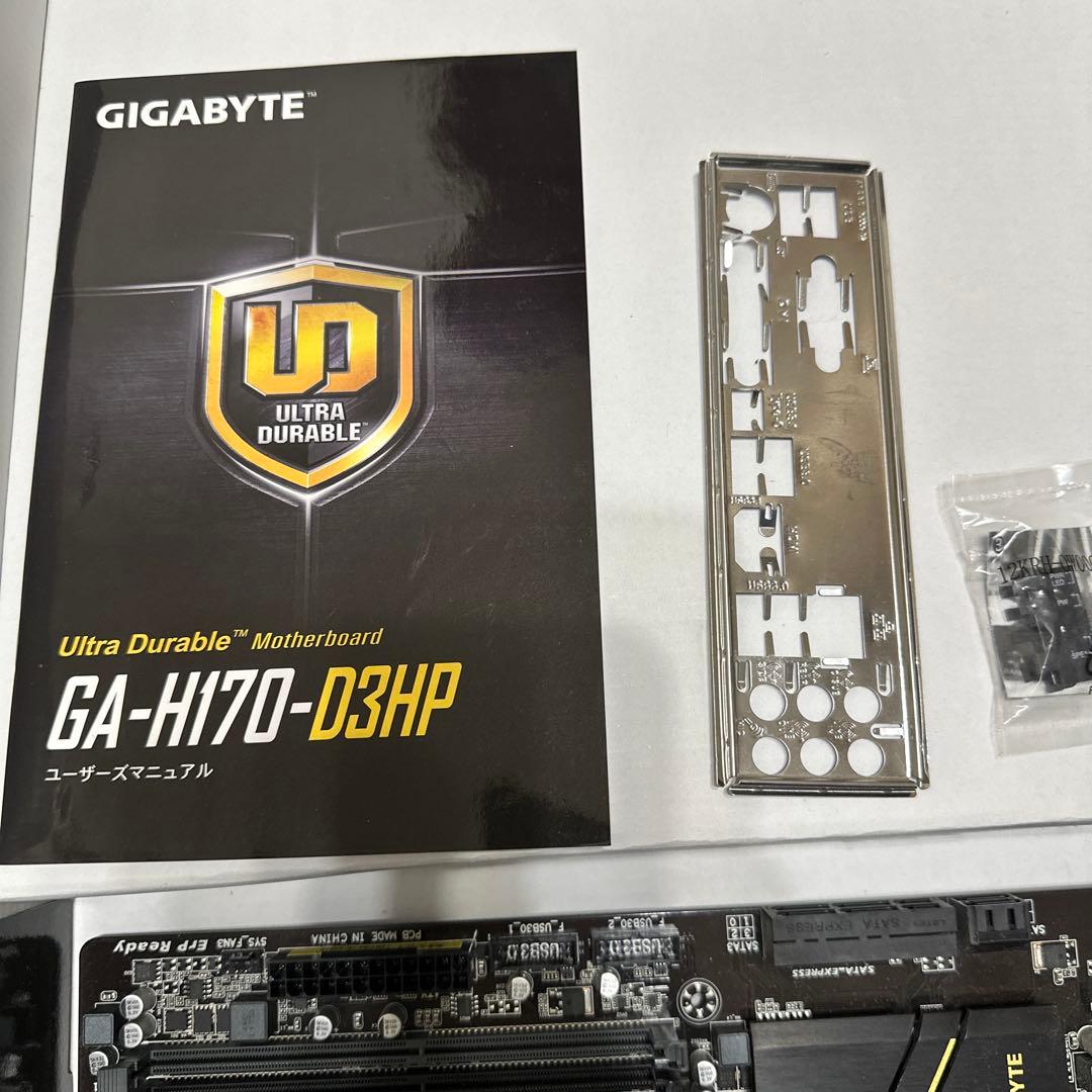 Intel core i7 7700K GA-H170-D3HPセット動作確認済