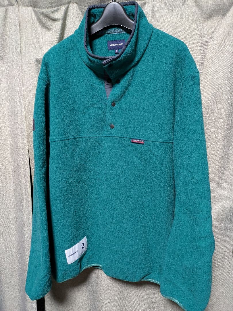 DESCENDANT HUMMING FLEECE 2 フリース スナップT