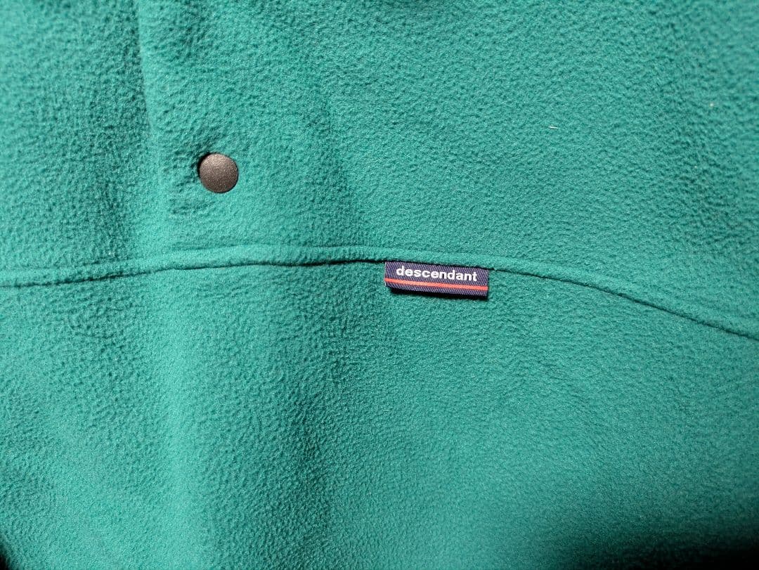 DESCENDANT HUMMING FLEECE 2 フリース スナップT