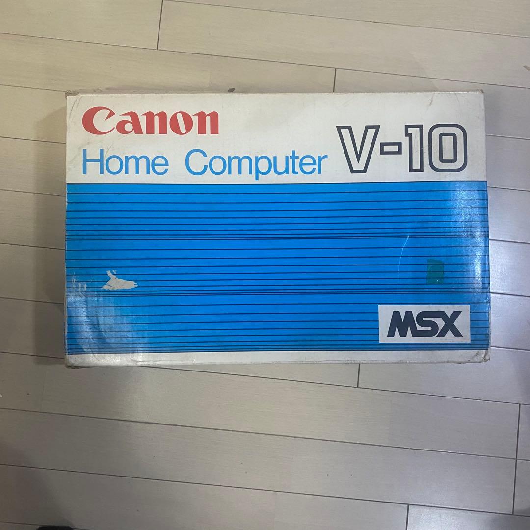 【レア希少】MSX Canon V10 コンピューター(起動確認済/解説書付属)