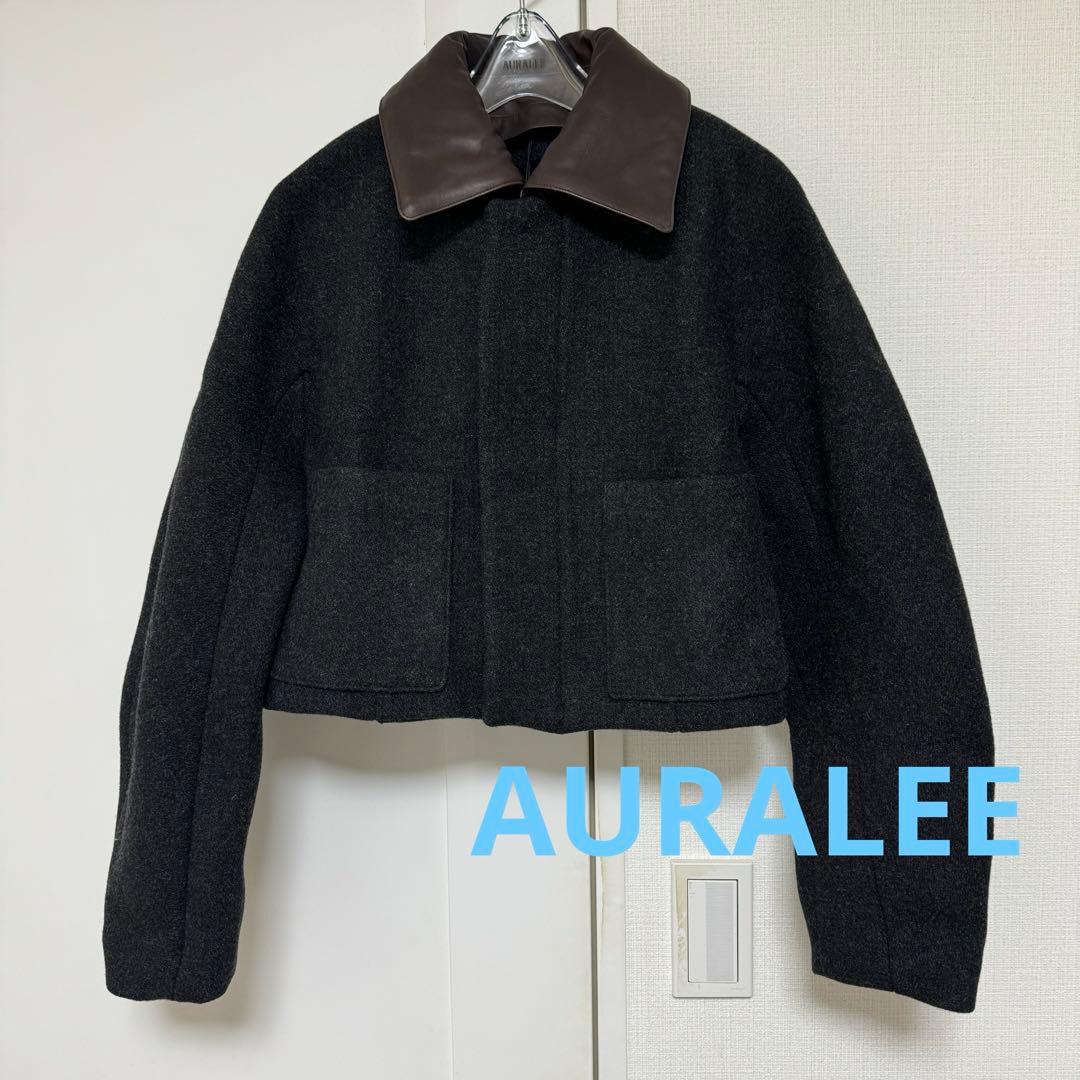 【新品未使用タグ付】AURALEE オーラリー ウール ブルゾン アウター 0