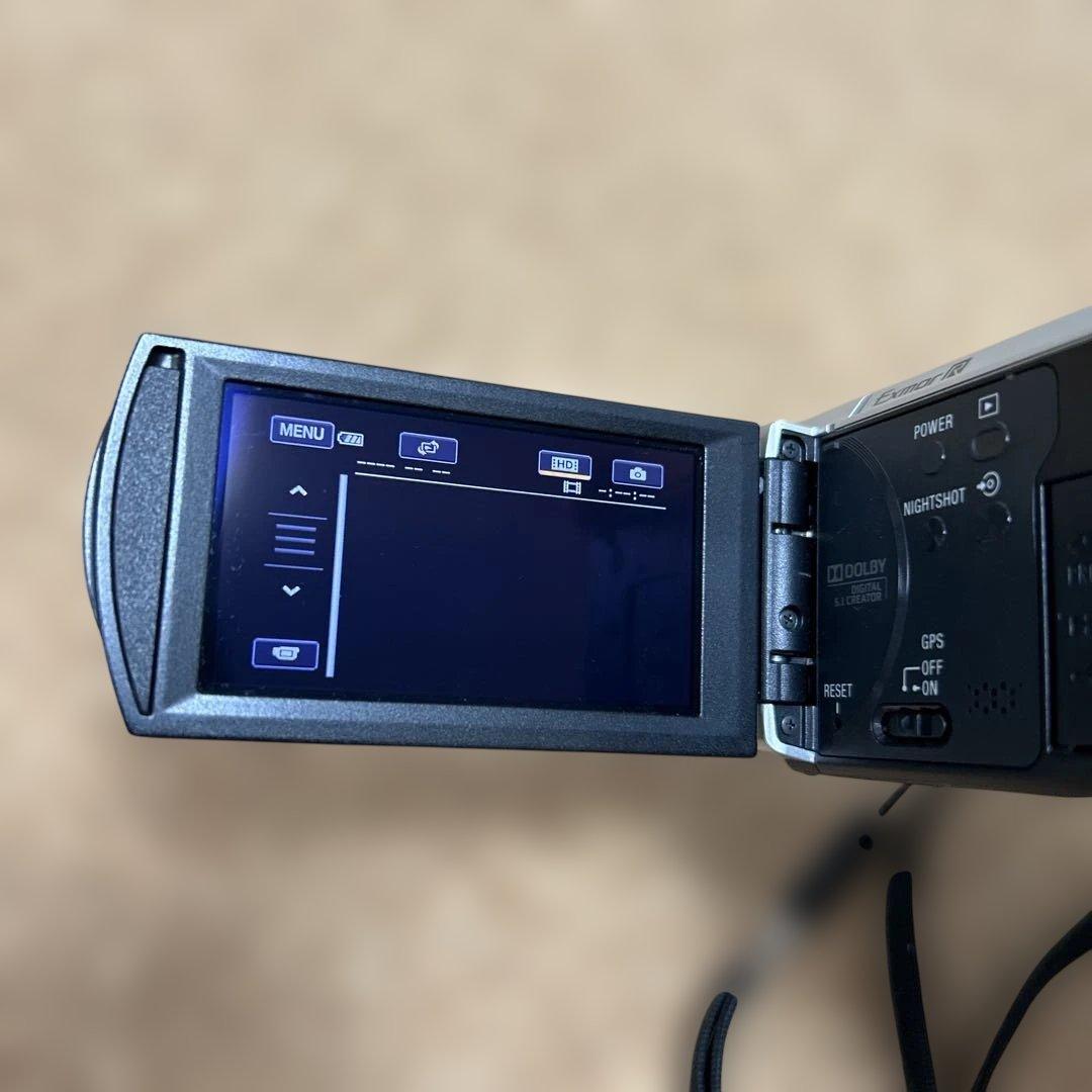 SONY HDR-CX500V ビデオカメラ 本体　説明書　レンズカバー付き