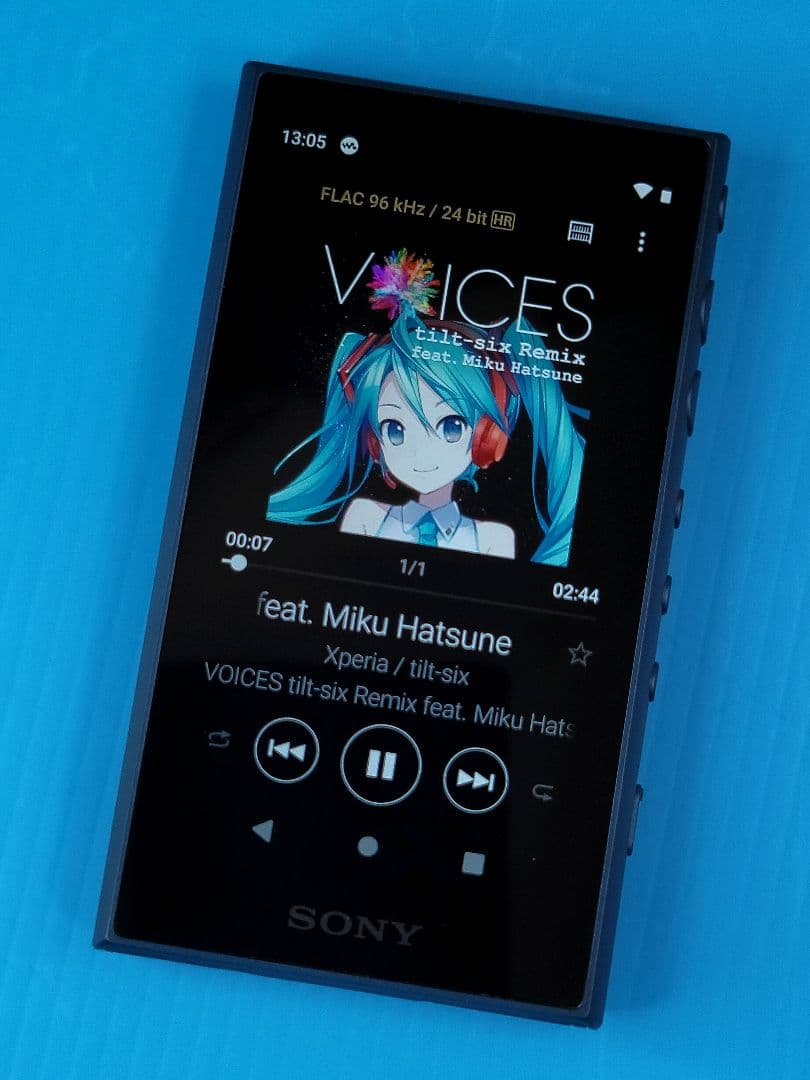 【極美品】SONY WALKMAN NW-A105（B）ブルー 16GB ,