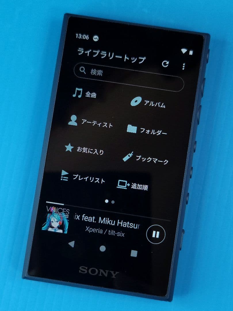 【極美品】SONY WALKMAN NW-A105（B）ブルー 16GB ,