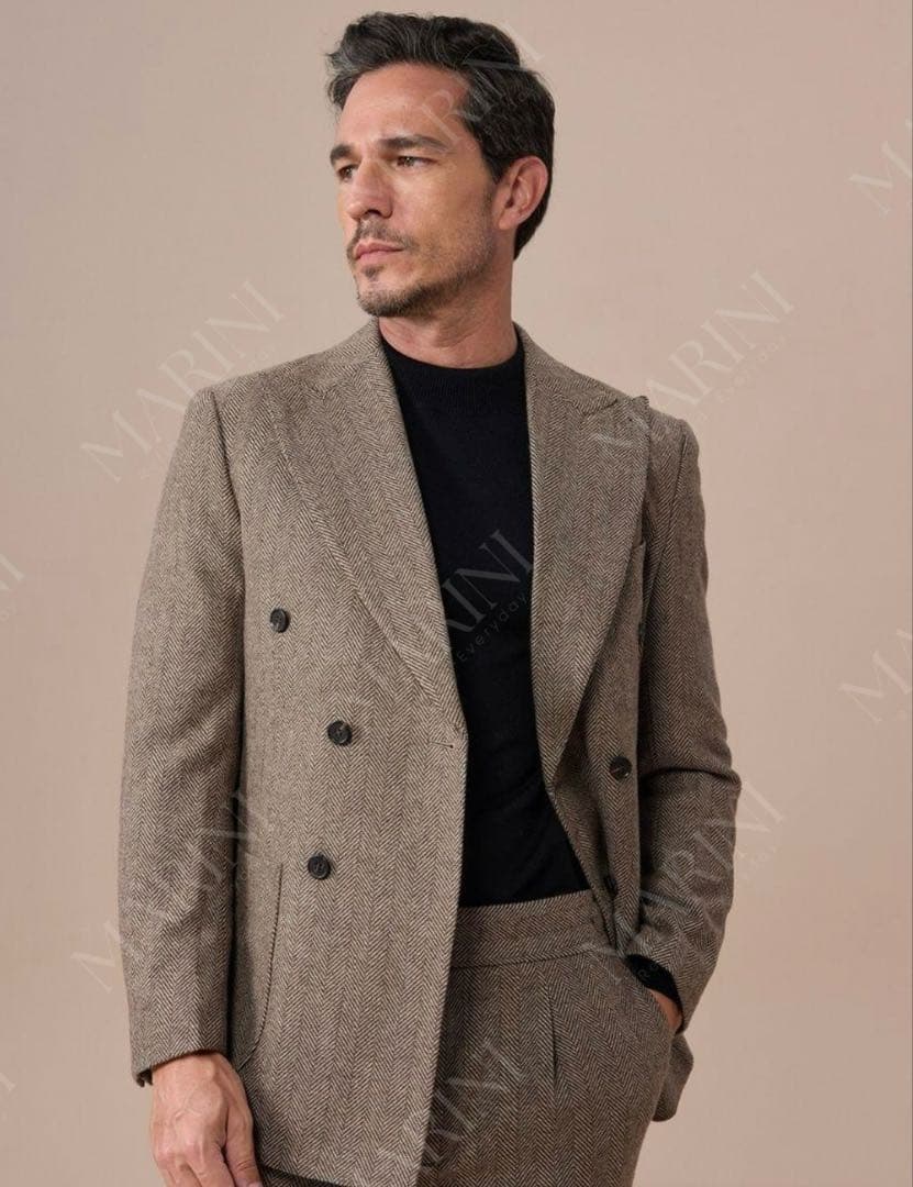 ゲ*ー様 新品未使用 MARINI ダブルブレスト ジャケット