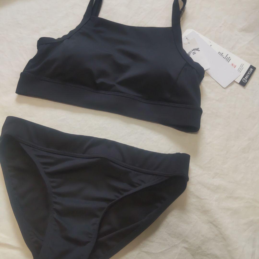 新品 М ビラボン ブラック ビキニ 水着 ブラレディース