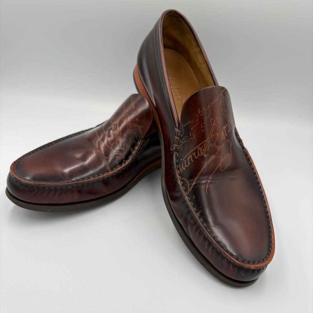 美品☆ ベルルッティ シューズ カリグラフィ ローファー 紳士 8 1/2