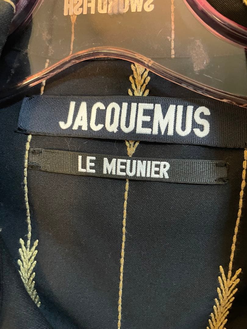 値下げ ジャックムス JACQUEMUS 麦刺繍 ブルゾン カバーオール