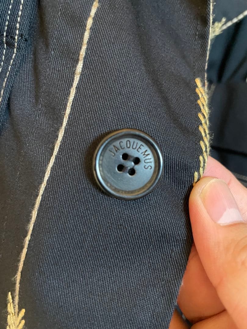 値下げ ジャックムス JACQUEMUS 麦刺繍 ブルゾン カバーオール