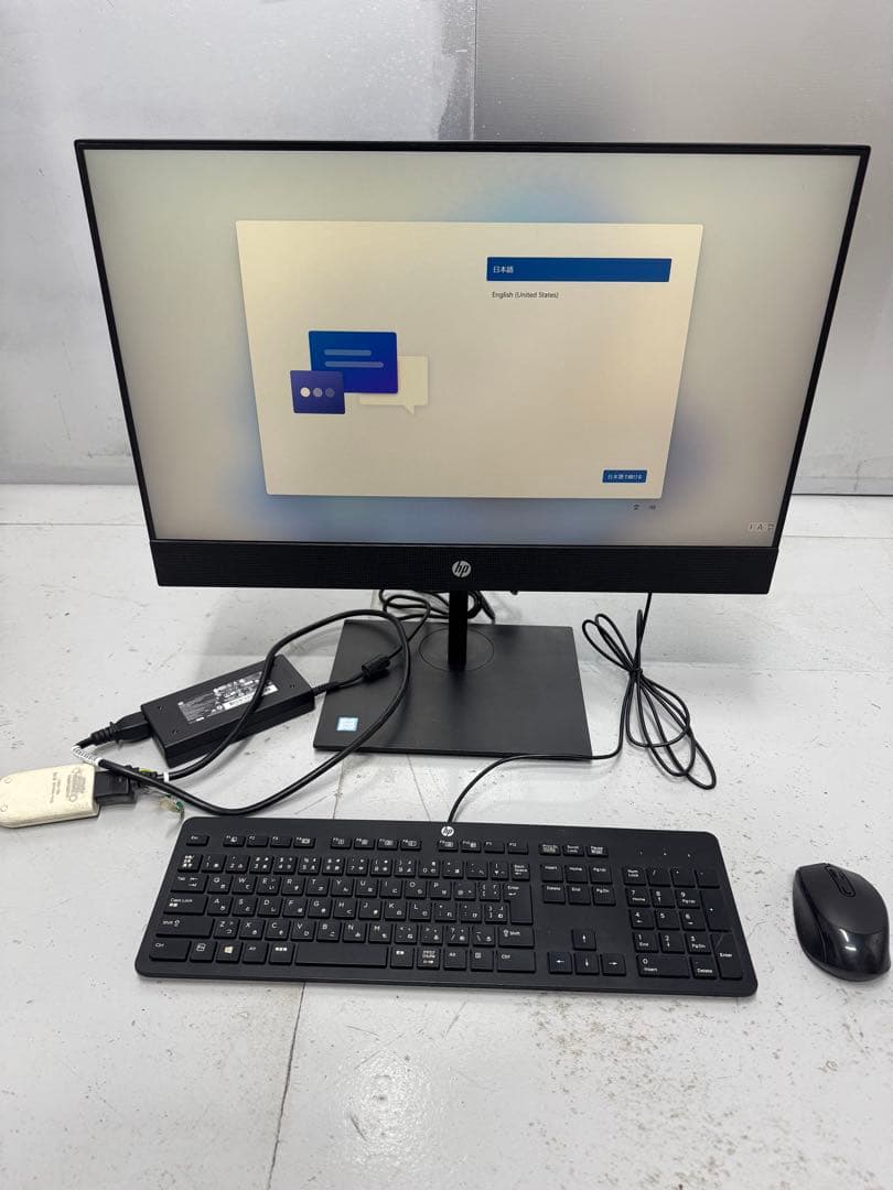 Windowsデスクトップ HP ProOne 400 G4,i5, 8GB, SSD+HDD,Win10P