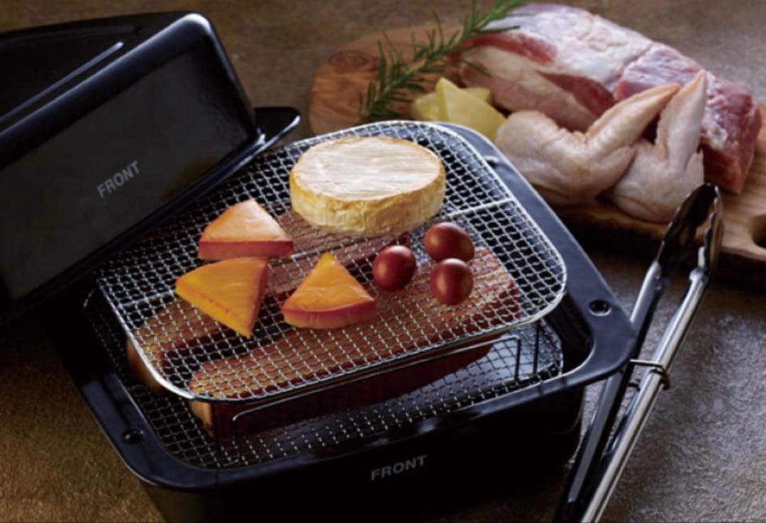 新品 GLICINE 無煙 燻製スモークロースター 燻製機 BBQ 家庭用