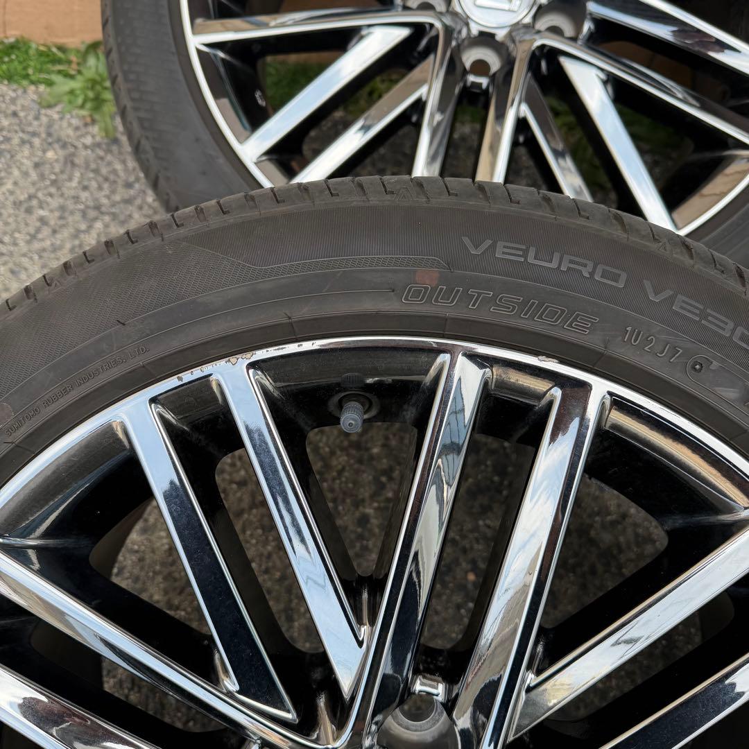 トヨタ210系クラウン アスリート スパッタリング アルミホイール