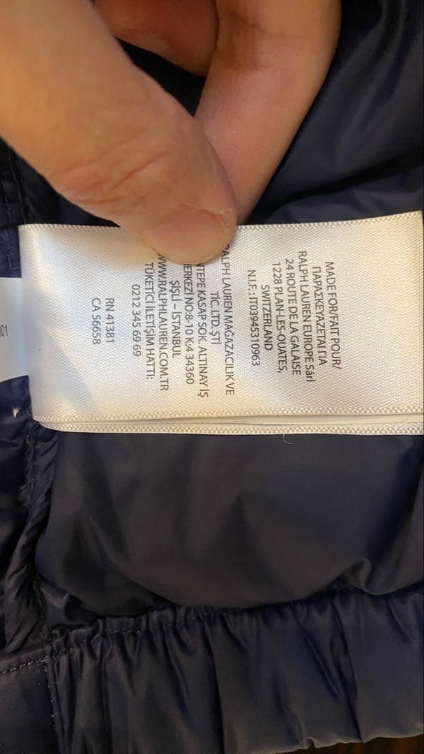 Polo Ralph Lauren ポロラルフローレンダウン　14-16歳