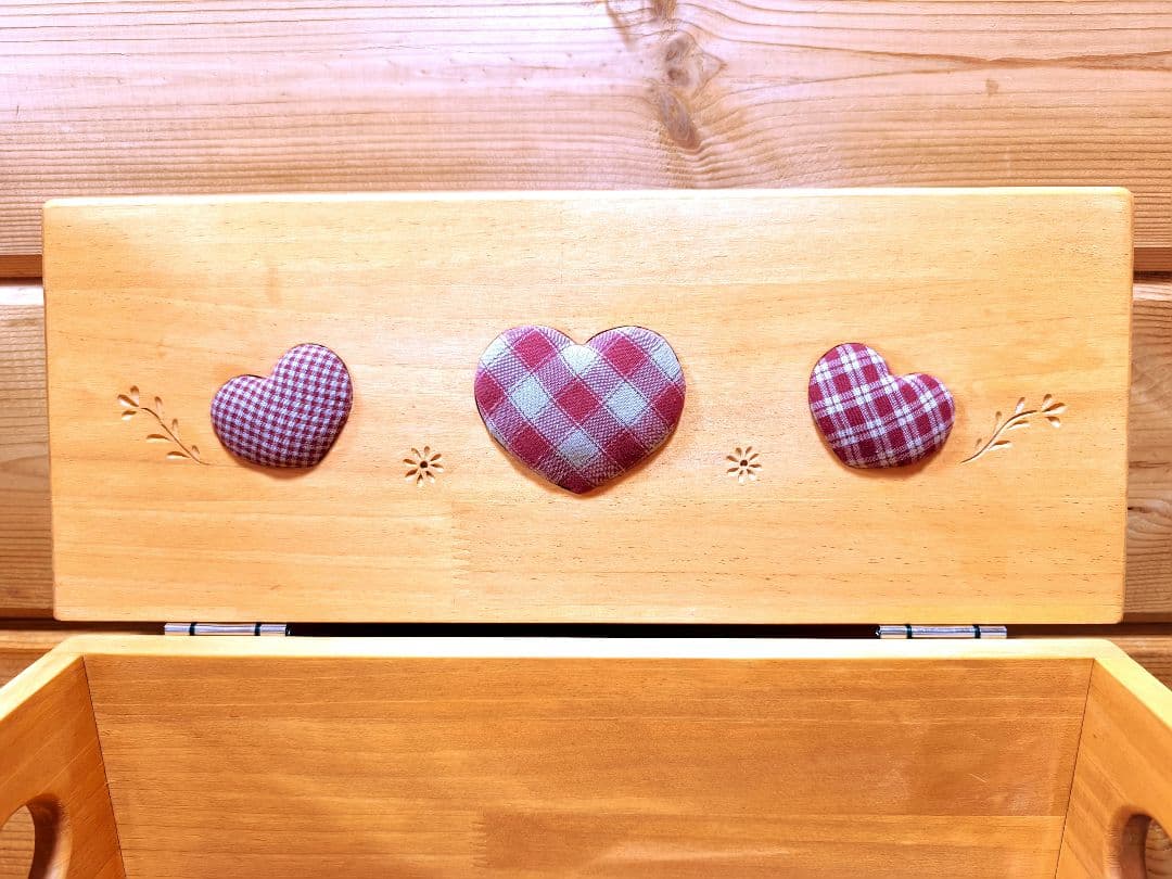 ⭐アメリカンカントリー雑貨♥ まん丸りんご ෆ ̖́-‬ の多目的収納BOX