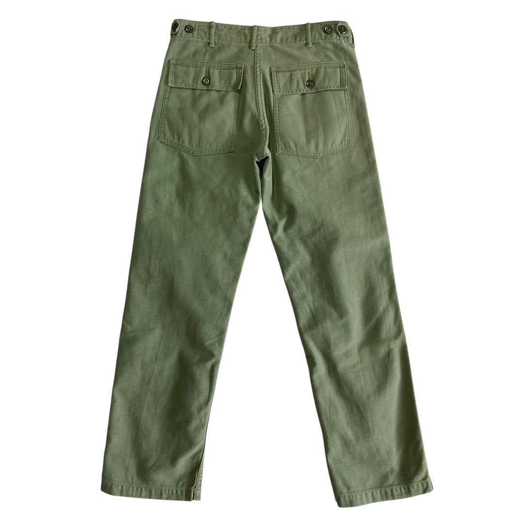 orslow ベイカーパンツ 1 カーキ コットン オアスロウ ジップフライ