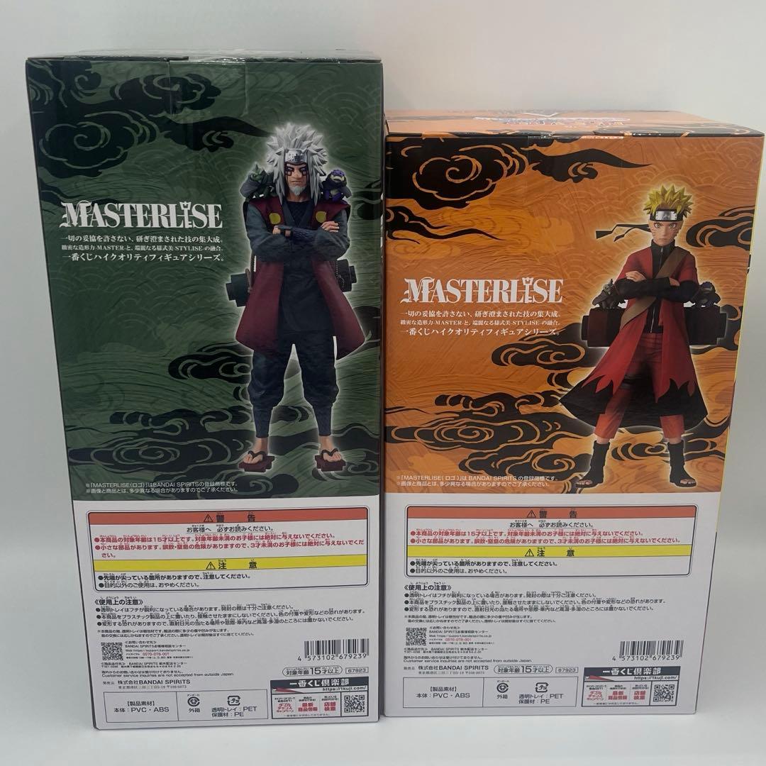 【新品】一番くじNARUTO A賞 E賞　ナルト、自来也（仙人モード）