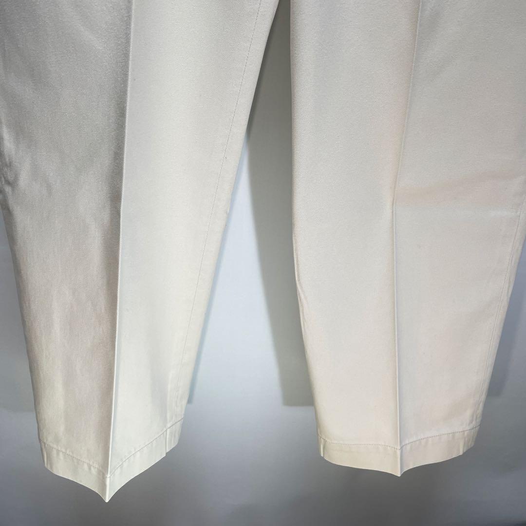 ワコマリア　ダブル プリーテッド チノ トラウザーズ サイズL