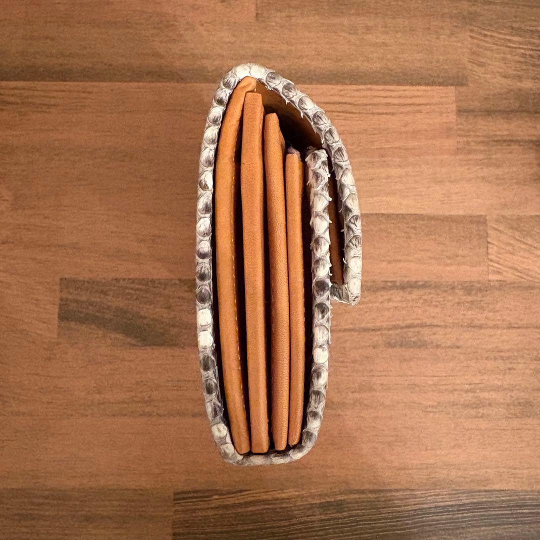 isola アイソラ マット パイソン 長財布