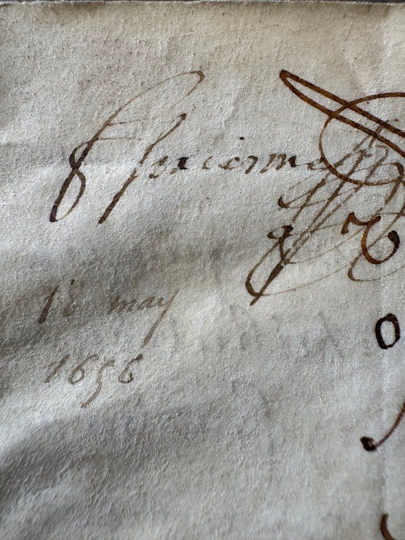 【アンティーク】羊皮紙 全12ページ綴1656年フランス 古文書