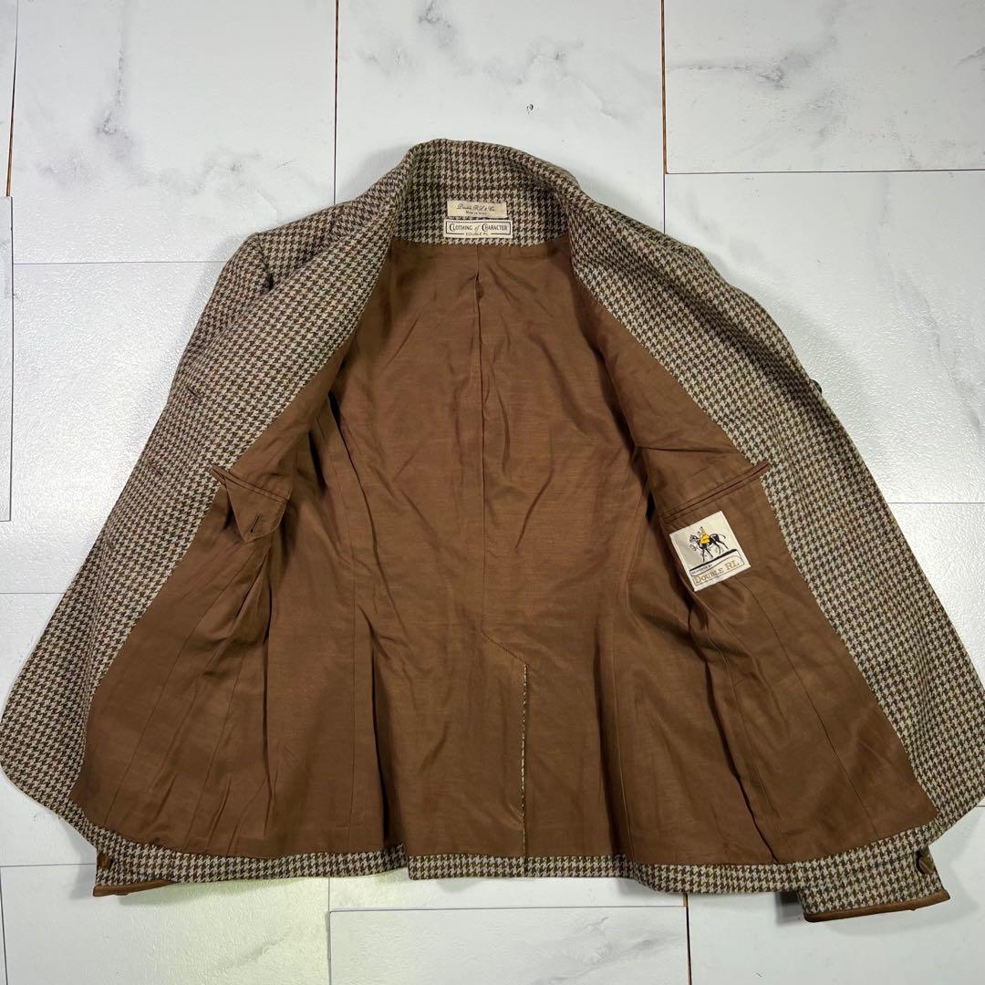 RRL ダブルアールエル テーラドジャケット エルボパッチ 千鳥柄 2