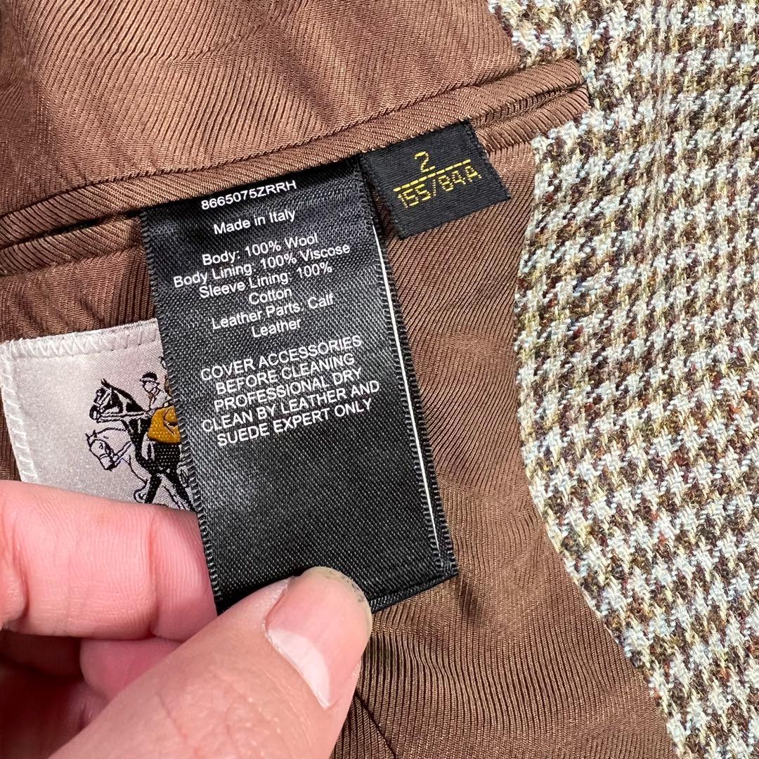 RRL ダブルアールエル テーラドジャケット エルボパッチ 千鳥柄 2