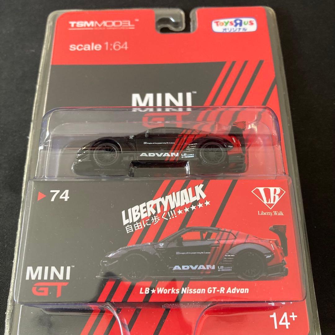 MINI GT LB WORKS GT-R ADVAN トイザらス