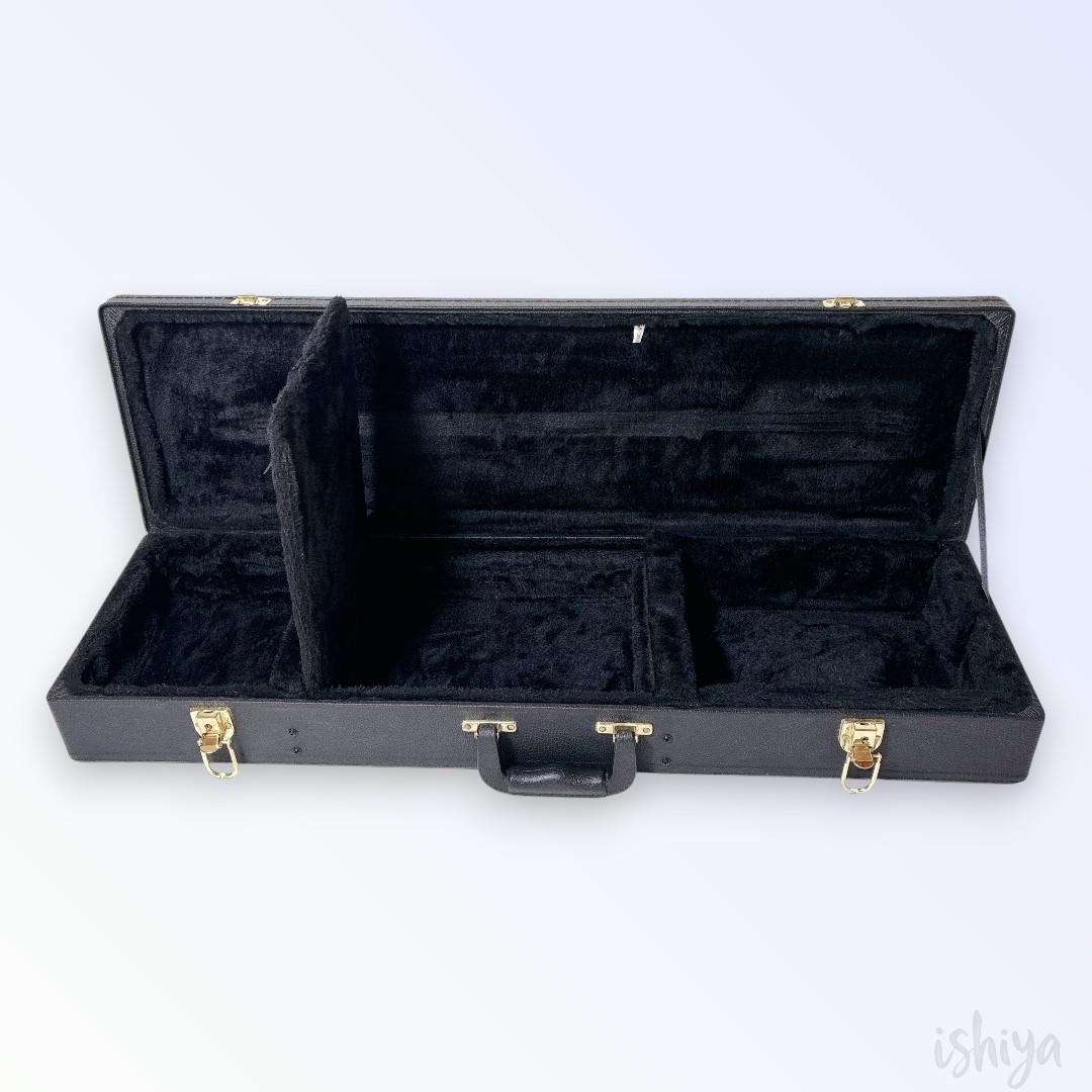 【美品】沖縄三線 弦楽器 人工皮 蛇柄 ハードケース鍵付 三味線