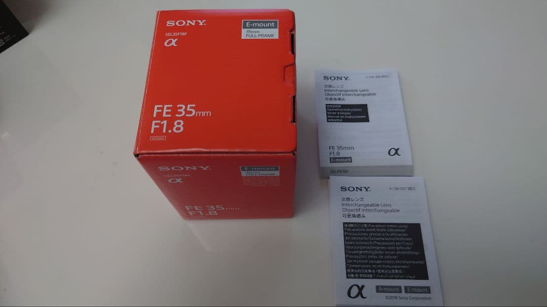 レンズ(単焦点) SONY SEL35F18F