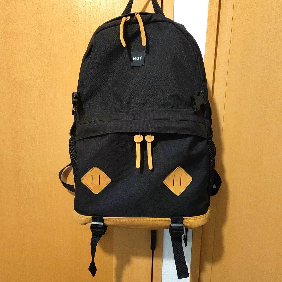 【希少】【美品】HUF リュック バックパック ブラック