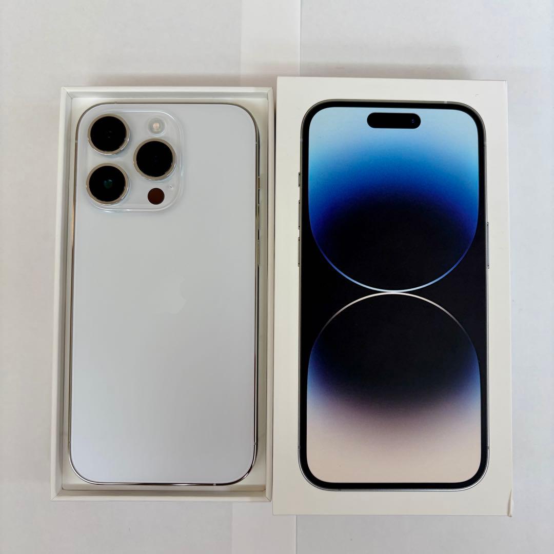 iPhone 14 pro 256GB新品純正ケーブル2本　SIMフリー　86%