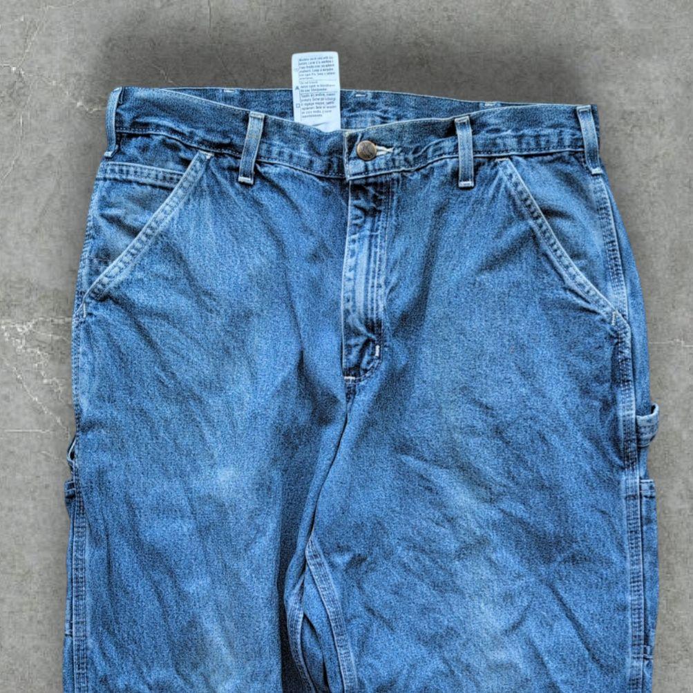 竹*様 カーハート デニム生地 ペインターパンツ B13 DST W34L30