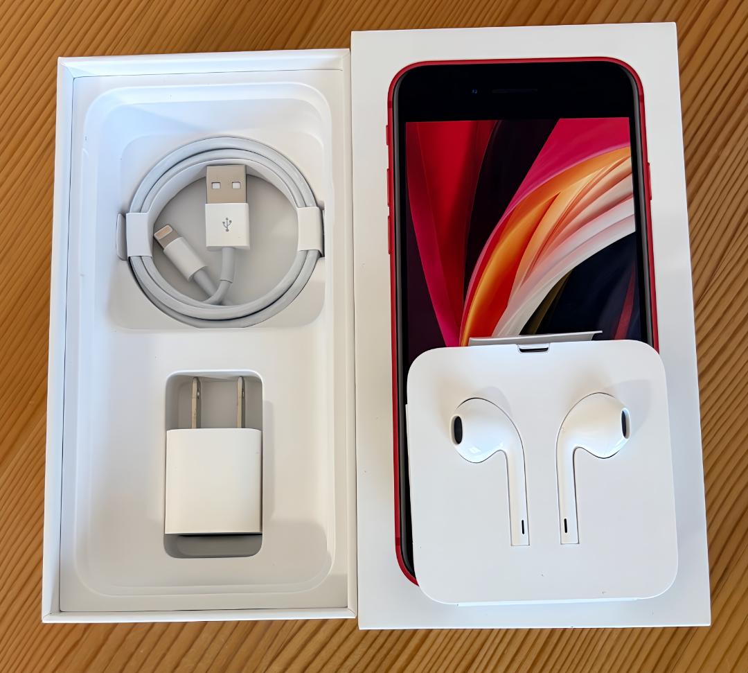 iPhone SE 第2世代 64GB レッド SIMフリー 付属品完備