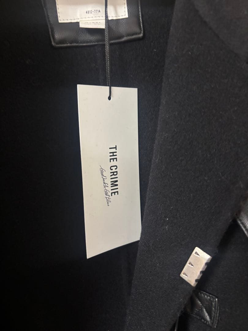 【CRIMIE】 WOOL DUFFLE COAT タグ付き新品・未使用XXL