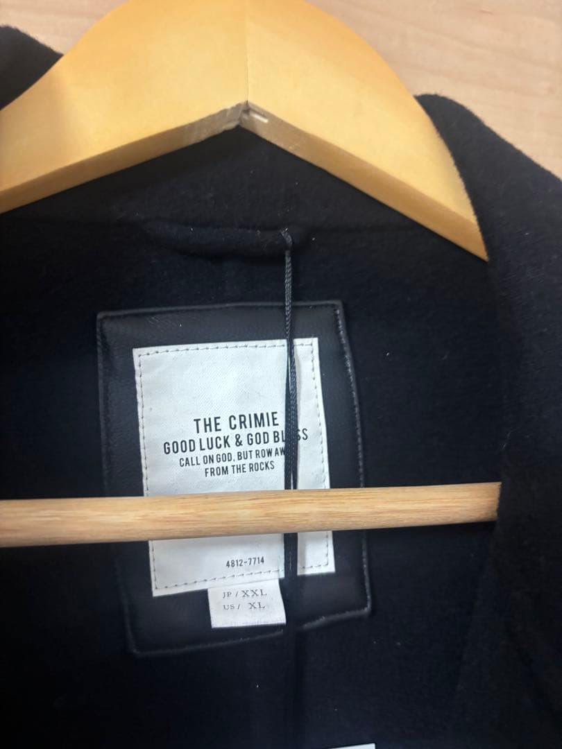 【CRIMIE】 WOOL DUFFLE COAT タグ付き新品・未使用XXL
