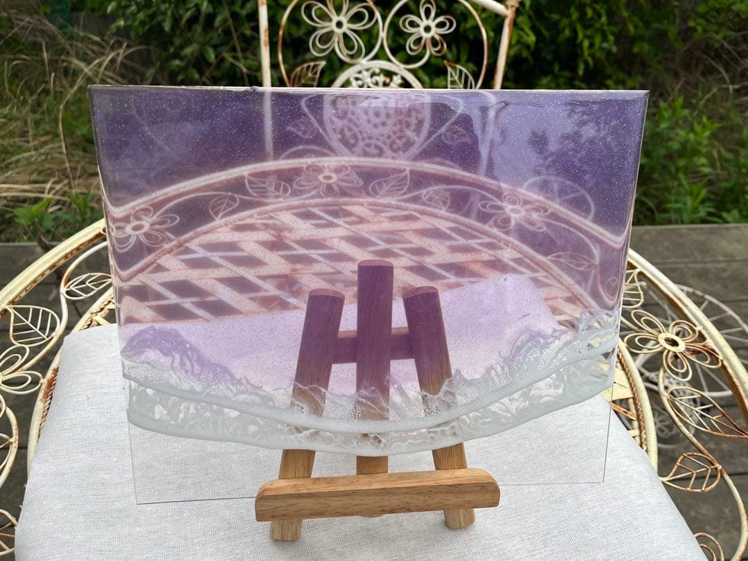 レジンアート海(紫虎)