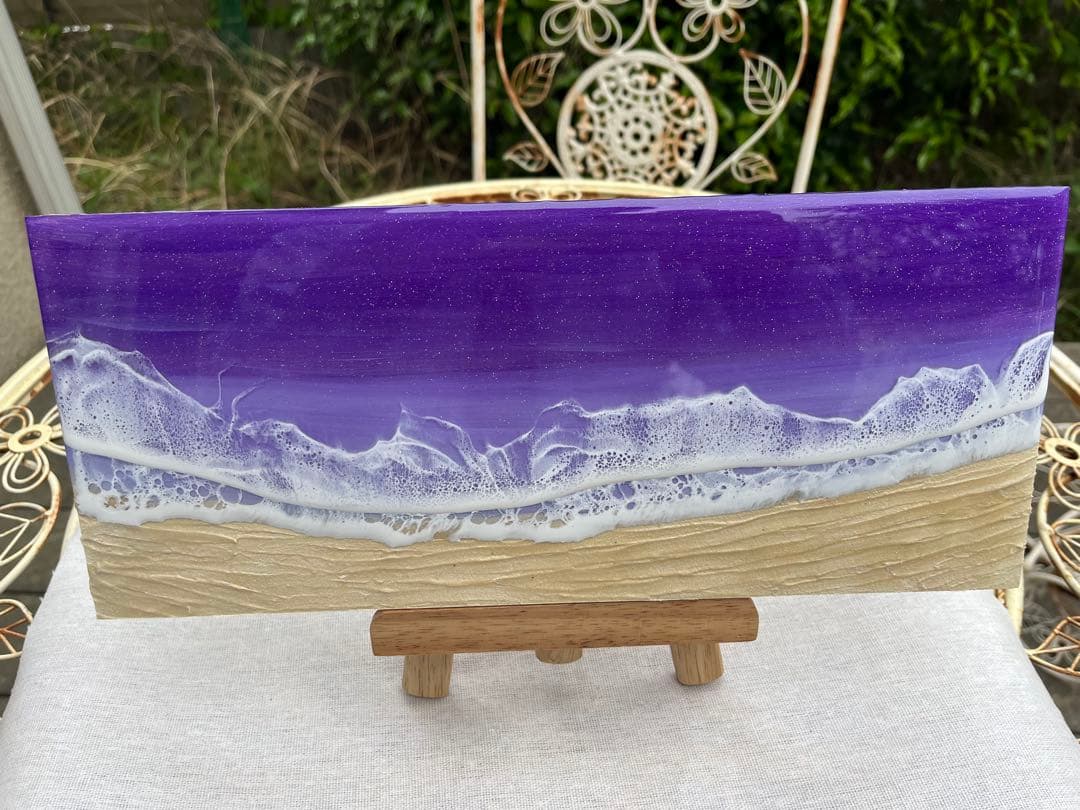 レジンアート海(紫虎)