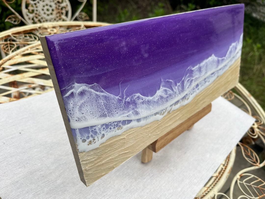 レジンアート海(紫虎)