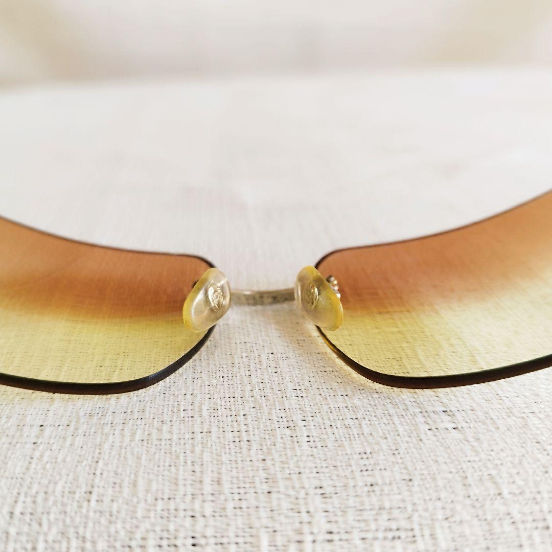 シャネル　サングラス　4017-D　グラデーション　ココマーク　リムレス