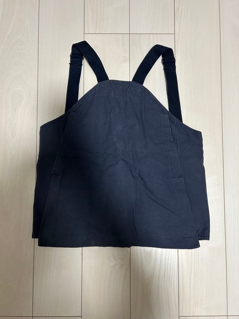 us三軒茶屋　サスペンダー付きダークブルーベスト X-LARGE